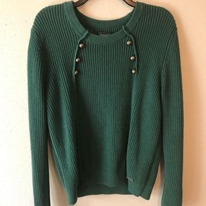 Gold Button Sweater